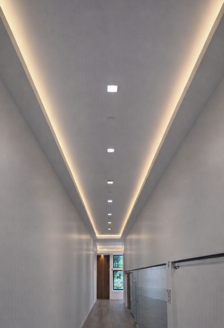 Architectural Lighting & Hallway