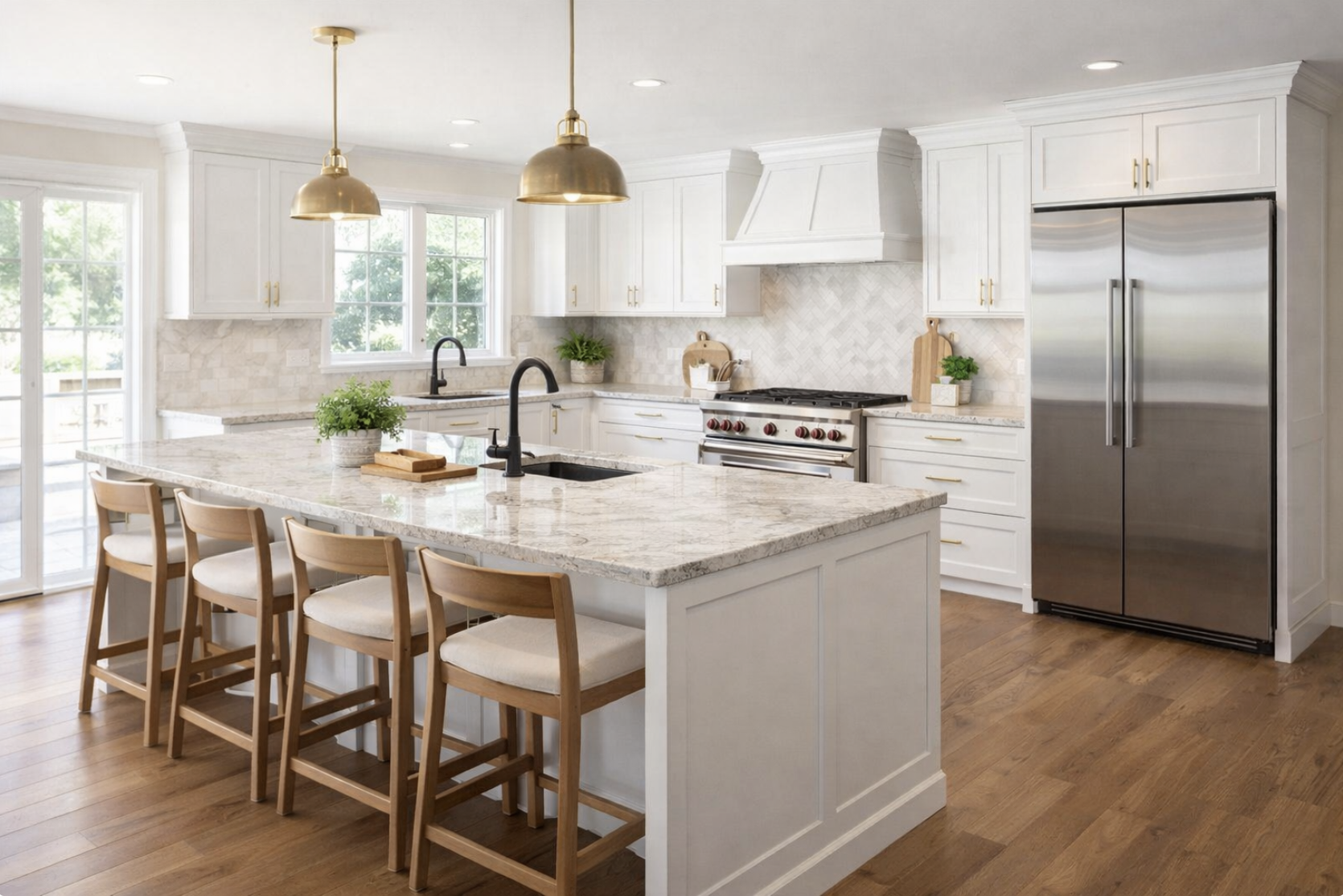 Kitchen remodel by Sadra Construction